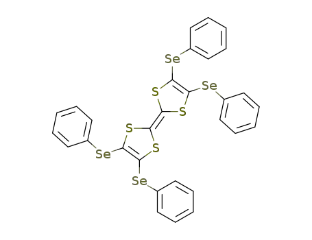 Molecular Structure of 96913-58-5 (1,3-Dithiole,
2-[4,5-bis(phenylseleno)-1,3-dithiol-2-ylidene]-4,5-bis(phenylseleno)-)