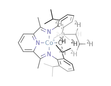 Co(C<sup>(2)</sup>H<sub>2</sub>C<sup>(2)</sup>H<sub>2</sub>C<sup>(2)</sup>H<sub>2</sub>C<sup>(2)</sup>H<sub>3</sub>)(NC<sub>5</sub>H<sub>3</sub>(C(CH<sub>3</sub>)NC<sub>6</sub>H<sub>3</sub>(CH(CH<sub>3</sub>)2)2)2)