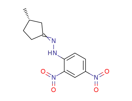 Molecular Structure of 74965-63-2 (Cyclopentanone, 3-methyl-, (2,4-dinitrophenyl)hydrazone, (S)-)