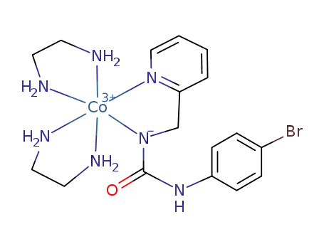 [Co(ethylenediamine)2(N-(2-pyridylmethyl)-N'-(4-bromophenyl)urea)]<sup>(2+)</sup>
