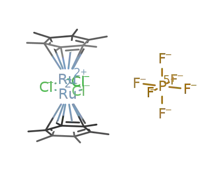 [(η(6)-C6Me6)Ru(μ-Cl)3Ru(η(6)-C6Me6)]PF6