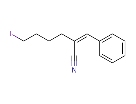 6-Iodo-2-[1-phenyl-meth-(Z)-ylidene]-hexanenitrile
