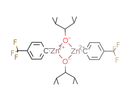 (p-CF3C6H4)2Zn2(μ-OCHPr(i)2)2