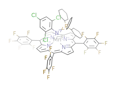 Mn(tris(pentafluorophenyl)corrole<sup>(3-)</sup>)(N(2,4,6-Cl<sub>3</sub>C<sub>6</sub>H<sub>2</sub>)PCy<sub>3</sub>)