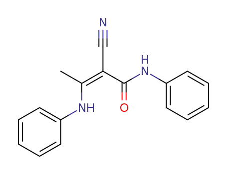 3-Anilino-2-cyancrotonsaeure-anilid
