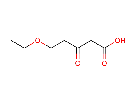 Molecular Structure of 20345-01-1 (Pentanoic acid, 5-ethoxy-3-oxo-)