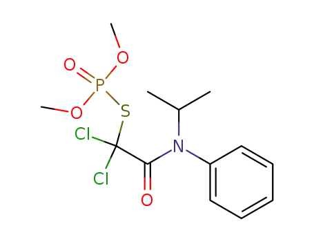 Thiophosphoric acid S-[dichloro-(isopropyl-phenyl-carbamoyl)-methyl] ester O,O'-dimethyl ester