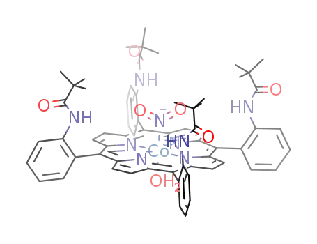 (H<sub>2</sub>O)Co(III)TpivPP(NO<sub>2</sub>)