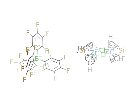 [(Me2Si(C5H4)2ZrCl)(μ-Cl)(ClZr(Me2Si(C5H4)2ZrCl)][B(C6F5)4]