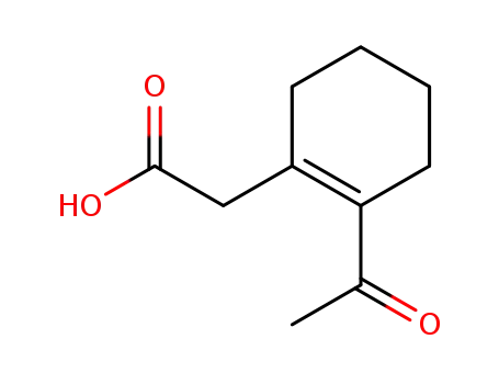 1-Cyclohexene-1-acetic acid, 2-acetyl-