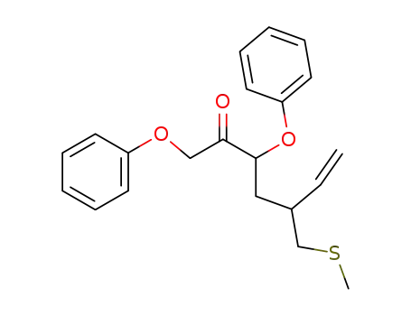 3-<(Methylthio)methyl>-5,7-diphenoxy-1-hepten-6-one