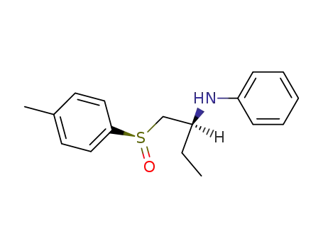 Phenyl-[(S)-1-((R)-toluene-4-sulfinylmethyl)-propyl]-amine