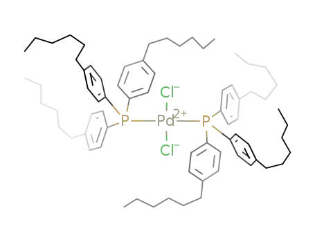 trans-[Pd(P(C<sub>6</sub>H<sub>4</sub>C<sub>6</sub>H<sub>13</sub>)3)2Cl<sub>2</sub>]