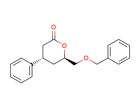 (4S,6R)-6-Benzyloxymethyl-4-phenyl-tetrahydro-pyran-2-one
