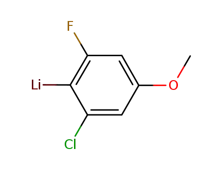 C<sub>7</sub>H<sub>5</sub>ClFLiO