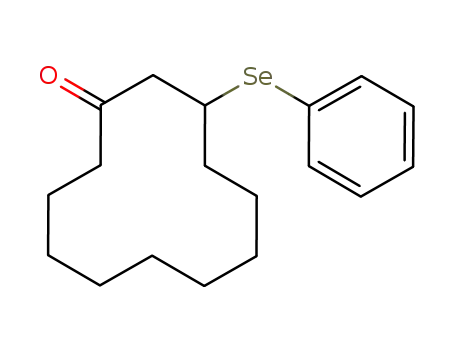 Molecular Structure of 114996-90-6 (3-(phenylseleno)cyclododecanone)