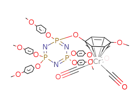 N3P3(OC6H4OCH3)5{(η6-OC6H4OCH3)Cr(CO)3}