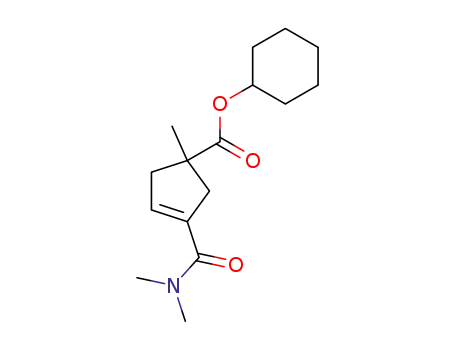 3-Dimethylcarbamoyl-1-methyl-cyclopent-3-enecarboxylic acid cyclohexyl ester