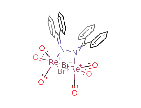 [(Re(CO)3Br)2((C<sub>6</sub>H<sub>5</sub>)2CNNC(C<sub>6</sub>H<sub>5</sub>)2)]