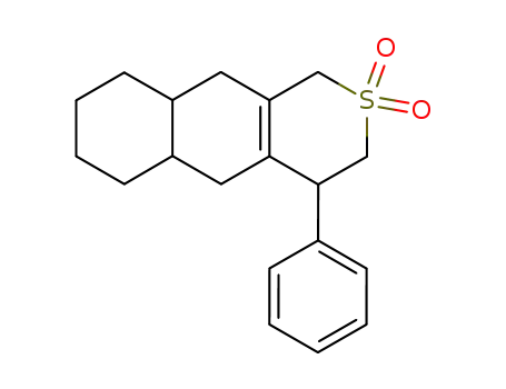 4-phenyl-2-thia-1,3,4,5,6,7,8,8a,9,10,10a-undecahydroanthracene 2,2-dioxide