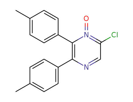2-chloro-5,6-bis(p-methylphenyl)pyrazine 1-oxide