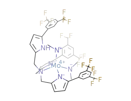 Mo(dimethylamido)2(N(CH<sub>2</sub>C<sub>4</sub>H<sub>2</sub>N(3,5-C<sub>6</sub>H<sub>3</sub>(CF<sub>3</sub>)2))2(CH<sub>2</sub>C<sub>4</sub>H<sub>3</sub>N(3,5-C<sub>6</sub>H<sub>3</sub>(CF<sub>3</sub>)2)))