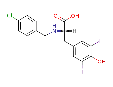 (S)-2-(4-Chloro-benzylamino)-3-(4-hydroxy-3,5-diiodo-phenyl)-propionic acid