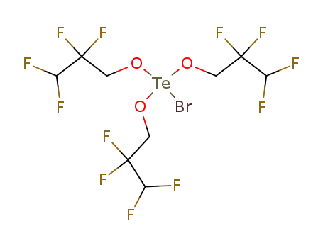 C<sub>9</sub>H<sub>9</sub>BrF<sub>12</sub>O<sub>3</sub>Te
