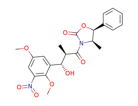 (4R,5S)-3-[(2R,3S)-3-(2,5-Dimethoxy-3-nitro-phenyl)-3-hydroxy-2-methyl-propionyl]-4-methyl-5-phenyl-oxazolidin-2-one