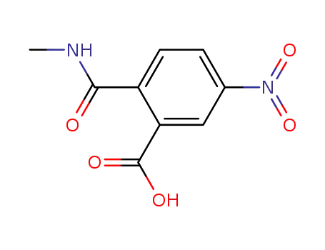 Molecular Structure of 72709-49-0 (N-Methyl-5-nitro-phthalamic acid)