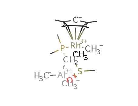 [(pentamethylcyclopentadienyl)RhMe<sub>2</sub>(PMe<sub>2</sub>CH<sub>2</sub>AlMe<sub>2</sub>(dimethylsulfoxide))]