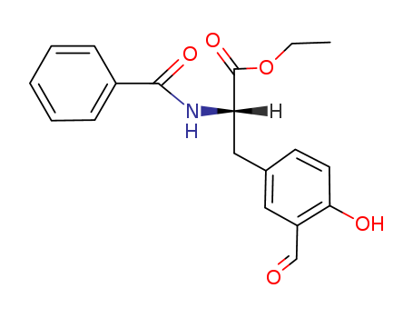 L-Tyrosine, N-benzoyl-3-formyl-, ethyl ester