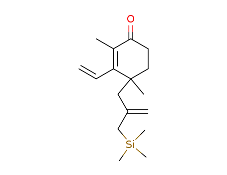 2,4-dimethyl-4-<2-<(trimethylsilyl)methyl>allyl>-3-vinyl-2-cyclohexen-1-one