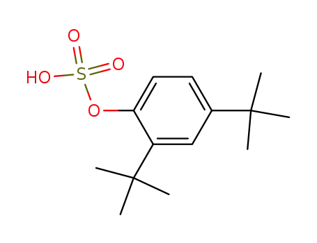 Sulfuric acid mono-(2,4-di-tert-butyl-phenyl) ester