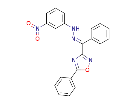 phenyl-(5-phenyl-[1,2,4]oxadiazol-3-yl)-methanone (3-nitro-phenyl)-hydrazone