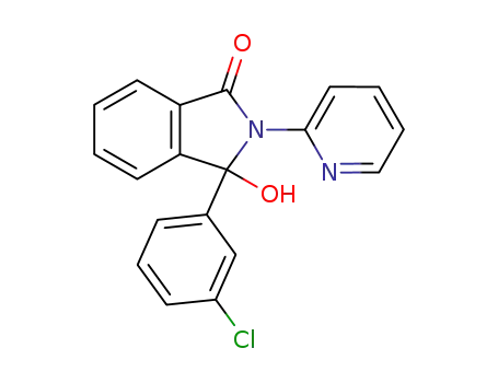 3-(3-Chloro-phenyl)-3-hydroxy-2-pyridin-2-yl-2,3-dihydro-isoindol-1-one