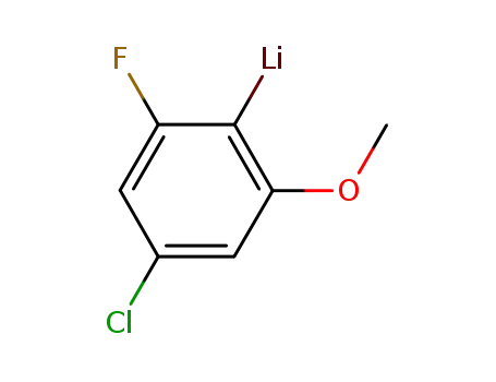 C<sub>7</sub>H<sub>5</sub>ClFLiO
