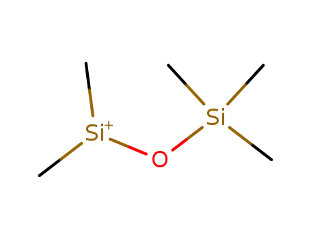 Molecular Structure of 33335-65-8 (Disiloxanylium, pentamethyl-)