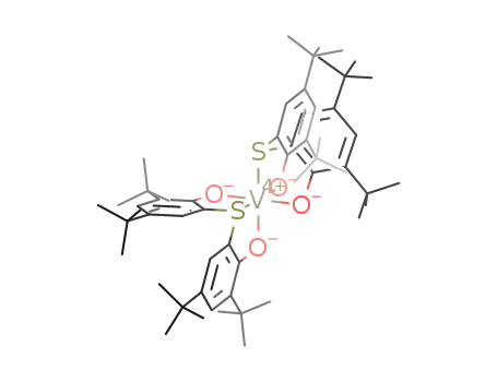 [V(2,2'-thiobis(4,6-di-tert-butylphenol<sup>(2-)</sup>)2]
