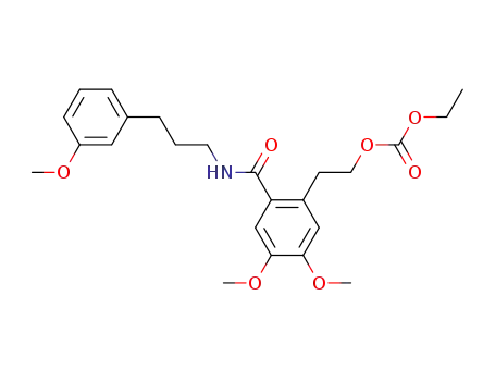 2-<2-(Ethoxycarbonyloxy)ethyl>-4,5-dimethoxy-N-<3-(3-methoxyphenyl)propyl>benzamid
