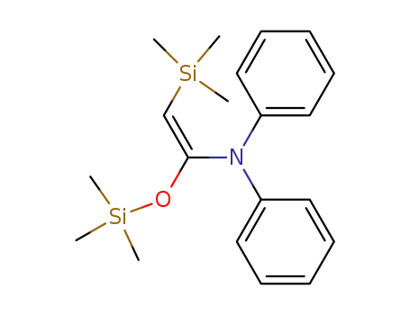 (E)-1-(Diphenylamino)-1-(trimethylsiloxy)-2-(trimethylsilyl)ethen