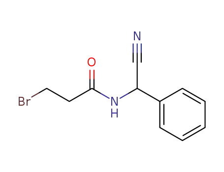 3-Bromo-N-(cyano-phenyl-methyl)-propionamide