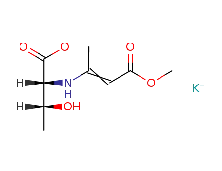 N-<1-methyl-2-(methoxycarbonyl)vinyl>-D-threonine potassium salt