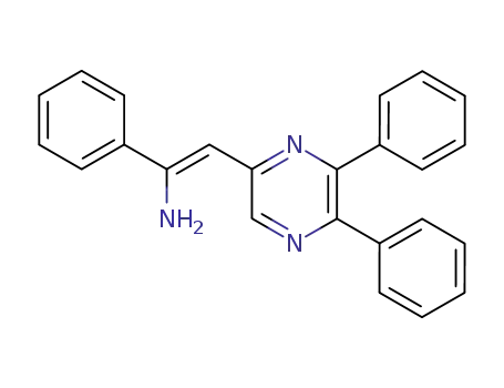 (Z)-2-(5,6-Diphenyl-pyrazin-2-yl)-1-phenyl-vinylamine