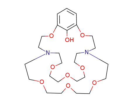 4,10,16,19,22,27,30,33-Octaoxa-1,13-diaza-tricyclo[11.11.11.1<sup>5,9</sup>]hexatriaconta-5,7,9<sup>(36)</sup>-trien-36-ol