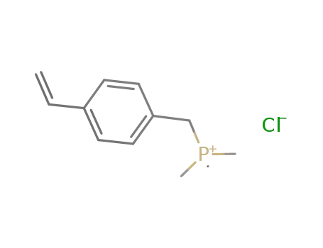 Molecular Structure of 945256-94-0 (triMethyl(4-vinylbenzyl)phosphoniuM chloride)