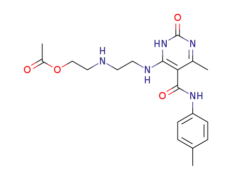5-Pyrimidinecarboxamide,
4-[[2-[[2-(acetyloxy)ethyl]amino]ethyl]amino]-1,2-dihydro-6-methyl-N-(4-
methylphenyl)-2-oxo-