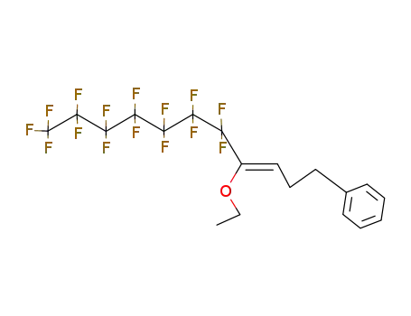 Molecular Structure of 141708-74-9 ((Z)-1-(pentadecafluoroheptyl)-1-ethoxy-4-phenylbutene)