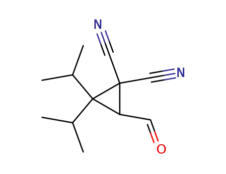 2,2-dicyano-3,3-diisopropylcyclopropanecarboxaldehyde