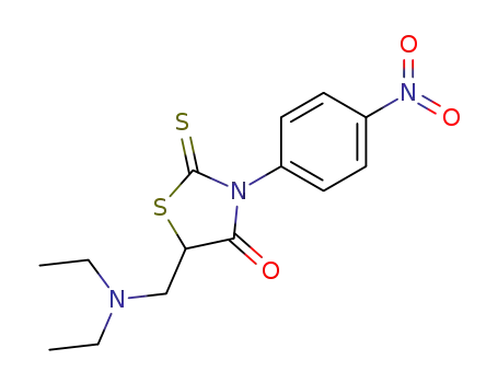 5-Diethylaminomethyl-3-(4-nitro-phenyl)-2-thioxo-thiazolidin-4-one